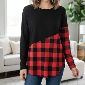 Buffalo plaid shirt size small